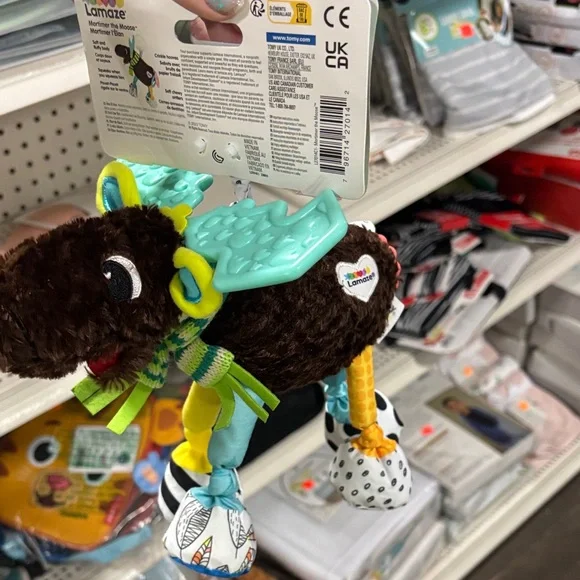 Lamaze Mortimer the Moose - Brown and Blue - Picture 2 of 2